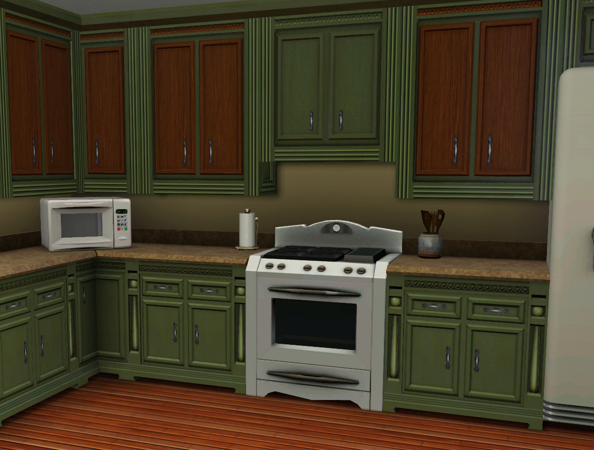 Mod The Sims Shallow Traditional Wall Cabinet