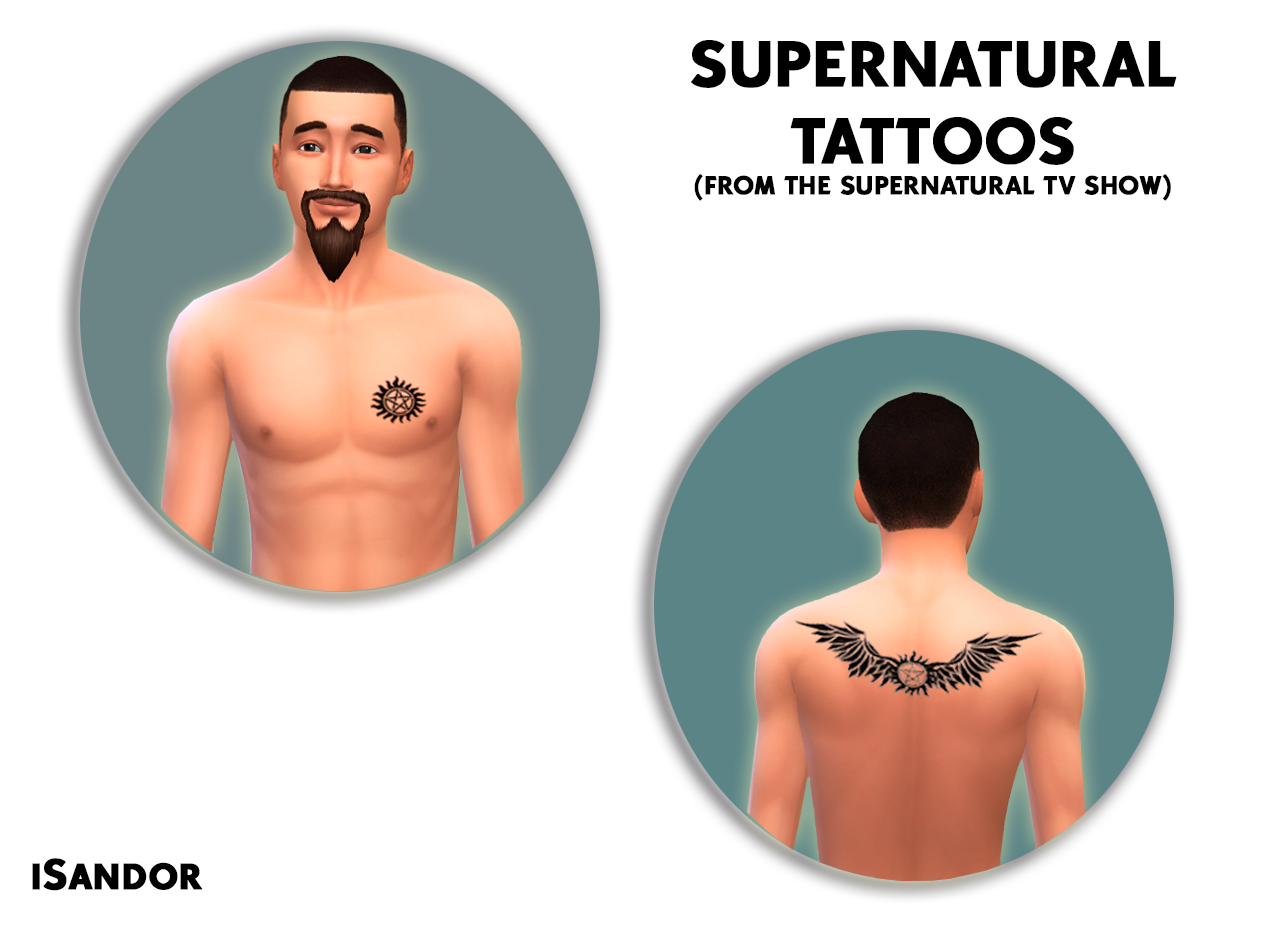 Mod The Sims - Supernatural tattoos