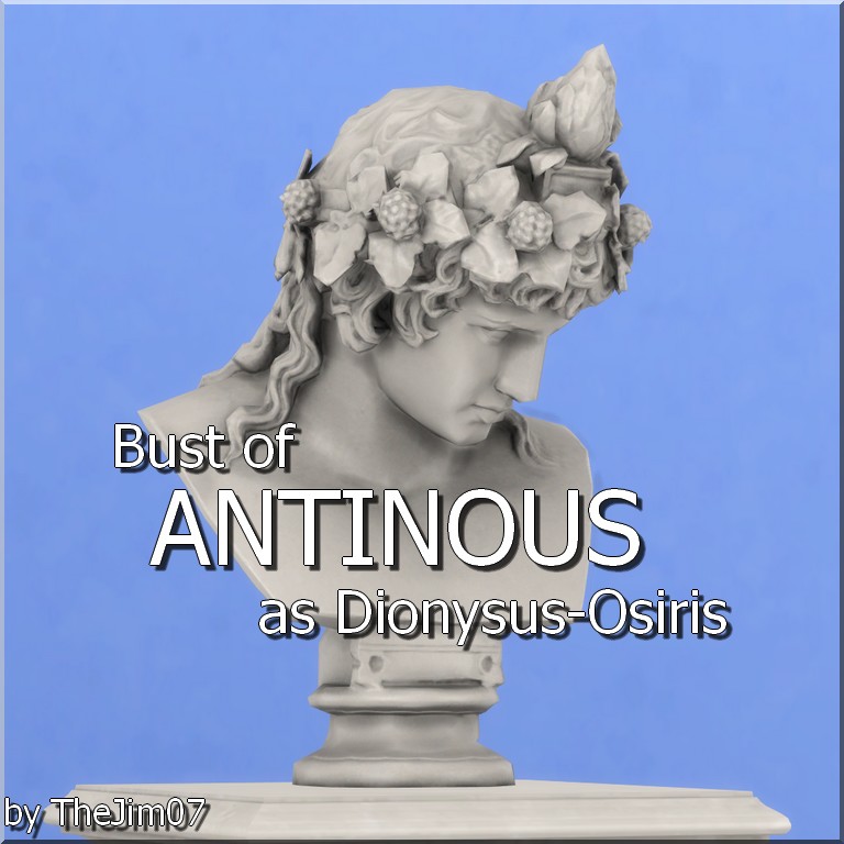 Mod The Sims - Bust of Antinous as Dionysus-Osiris